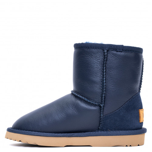 Ugg Kids Classic Short Metallic Navy