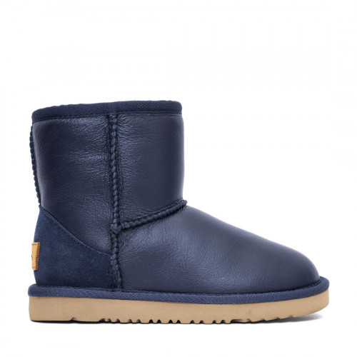 Ugg Kids Classic Short Metallic Navy