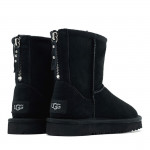 Ugg Kids Classic Short Zip II Black