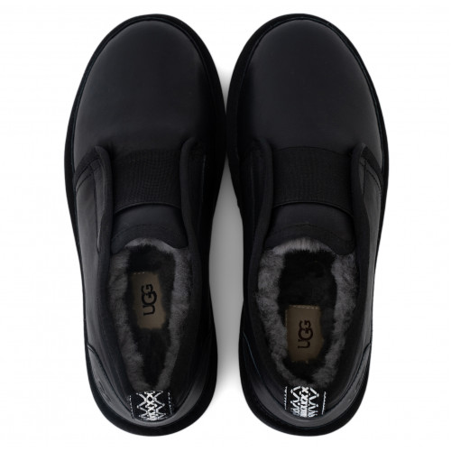 Ugg Mens Slippers Flex Leather Black