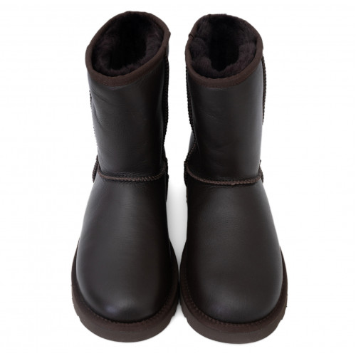 Ugg Mens Classic Short Metallic Chocolate