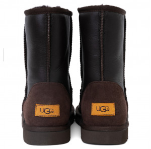 Ugg Mens Classic Short Metallic Chocolate