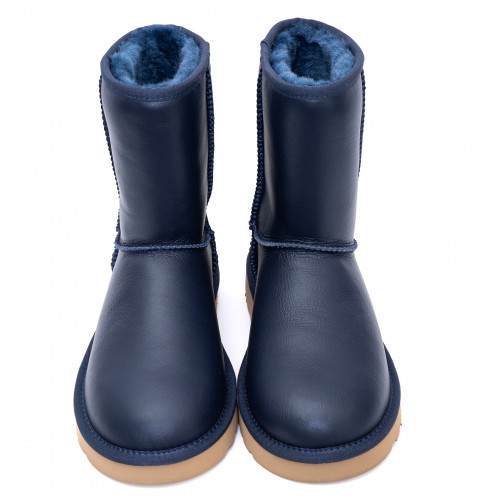 Ugg Mens Classic Short Metallic Navy