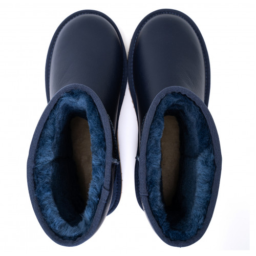 Ugg Mens Classic Short Metallic Navy