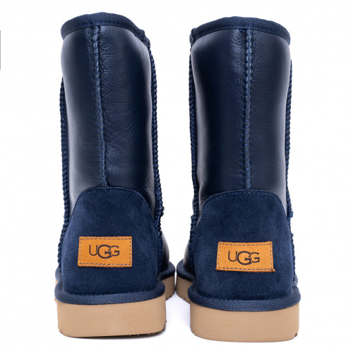 Ugg Mens Classic Short Metallic Navy
