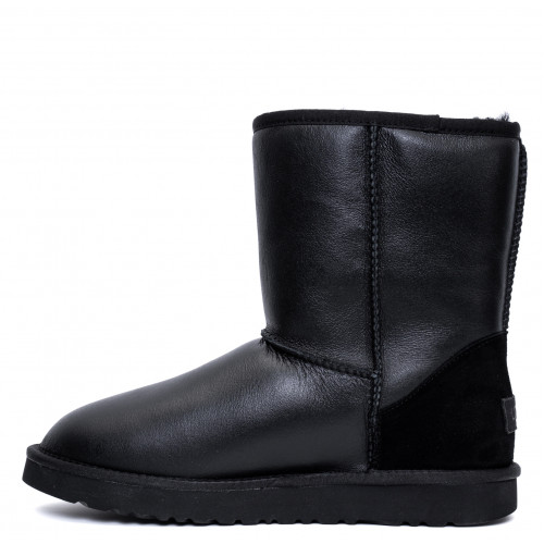 Ugg Mens Classic Short Metallic Black