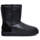 Ugg Mens Classic Short Metallic Black