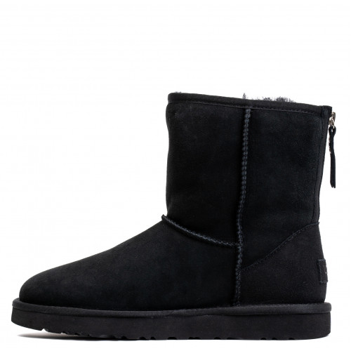 Ugg Mens Classic Short Zip II Black