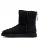 Ugg Mens Classic Short Zip II Black