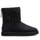 Ugg Mens Classic Short Zip II Black