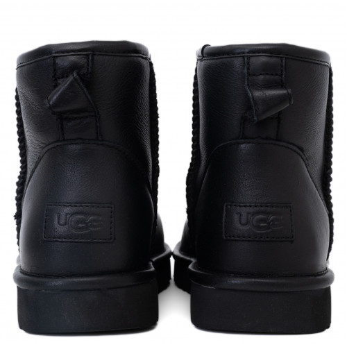 Ugg Mens Classic Mini Leather Black