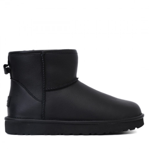 Ugg Mens Classic Mini Leather Black