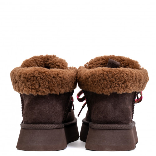 Женские Ugg Funkarra Cabin Cuff в цвете Burnt Cedar