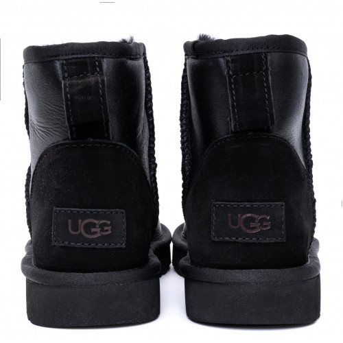 Ugg Classic Mini Metallic Black