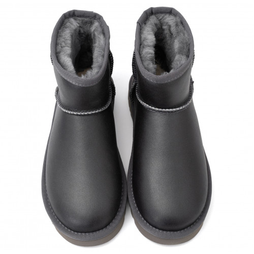 Ugg Classic Mini Metallic Grey