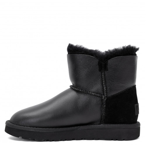 Ugg Mini Bailey Button Metallic Black