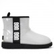 Ugg Classic Clear Mini White Black