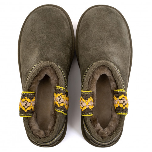 Ugg Classic Ultra Mini Braid Platform Burnt Olive