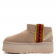 Ugg Classic Ultra Mini Braid Platform Sand