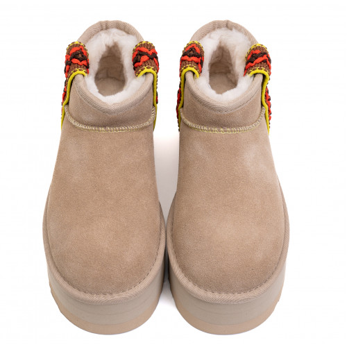 Ugg Classic Ultra Mini Braid Platform Sand