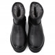 Женские Ugg Classic Mini Platform Leather в черном цвете