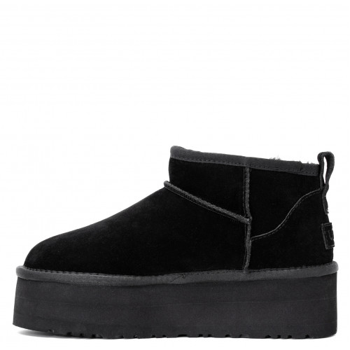 Женские Ugg Classic Ultra Mini Platform в черном цвете