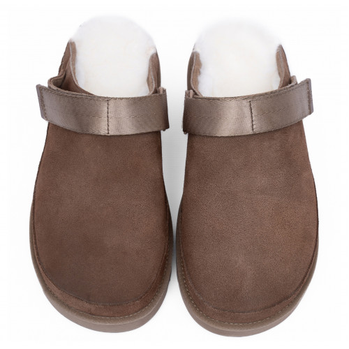 "Стильные и Удобные: Сабо UGG Goldenstar Clog в Цвете Шоколад"