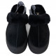 Женские тапочки Ugg Funkette с платформой черного цвета