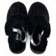 Женские тапочки Ugg Funkette с платформой черного цвета
