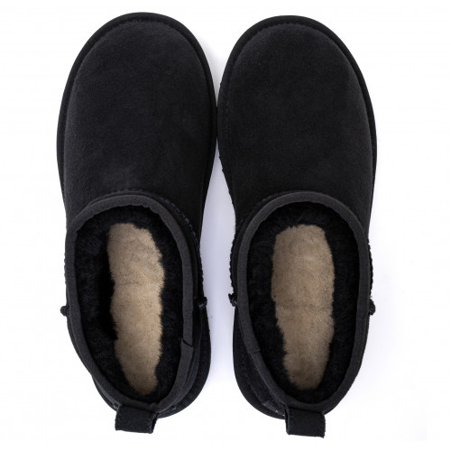 Женские угги Ugg Classic Ultra Mini в черном цвете