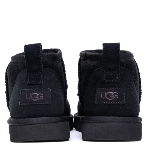 Женские угги Ugg Classic Ultra Mini в черном цвете