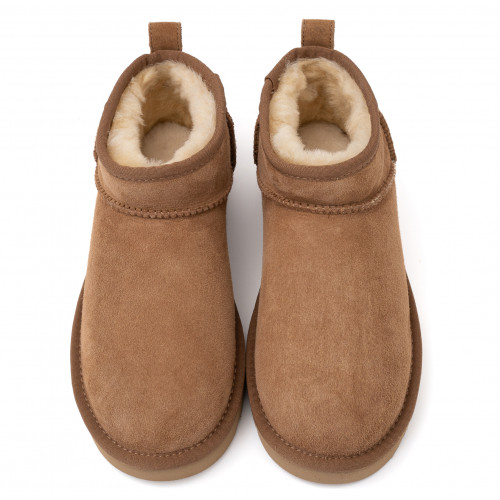 Женские Ugg Classic Ultra Mini в оттенке Chestnut