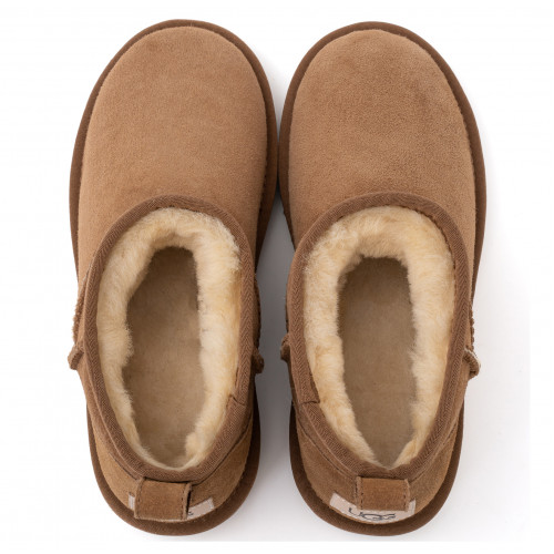 Женские Ugg Classic Ultra Mini в оттенке Chestnut