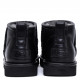 Женские Ugg Classic Ultra Mini из черной кожи