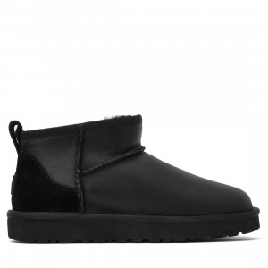 Ugg Classic Ultra Mini Metallic Black