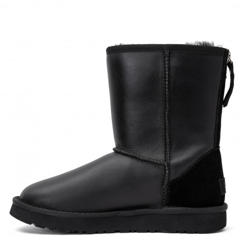 Ugg Classic Short Zip II Black
