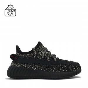 adidas Yeezy Boost 350 V2 Kids Black Static Reflective