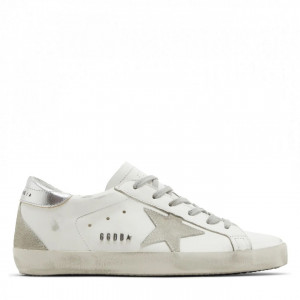 Super-Star With Silver Heel Tab and Metal Stud Lettering